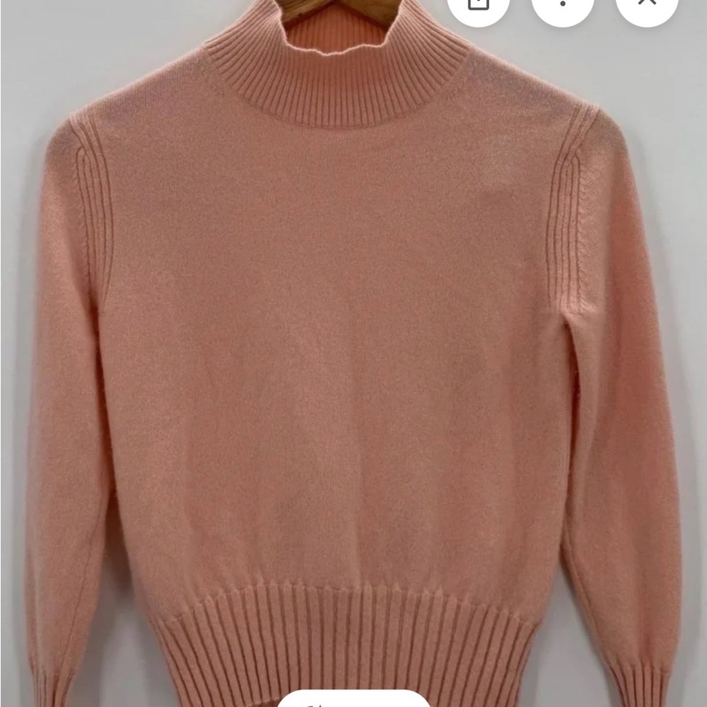 J CREW 100% CASHMERE Muted Pink Women's Sweater